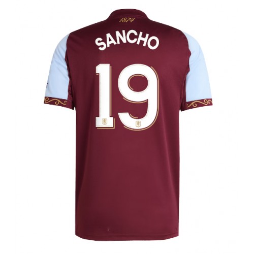 Aston Villa Jadon Sancho #19 Hemmatröja 2025-26 Kortärmad Aston Villa Jadon Sancho #19 Hemmatröja 2025-26 Kortärmad